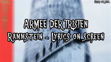 ohne dich english and german lyrics|armee der tristen lyrics english.